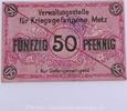 Metz 50 Pfennig Metz , Camp de prisonniers SUP vz 64,80 EUR  zzgl. 7,00 EUR Versand