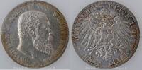 Deutschland Allemagne, Württemberg  1909 F, SUP, KM# 635 3 Mark 1909 F vz