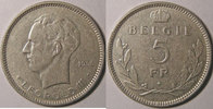 Belgien Monnaie étrangère, Belgique, Belgium, 5 Francs 1936