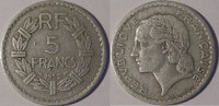 5 Francs Monnaie française, Lavrillier, 5 Francs 1952