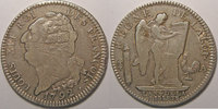 Ecu de 6 Livres Constitution (François) Monnaie de la Révolution, Constitution, Louis XVI, Ecu 1792 A Paris 2ème Semestr