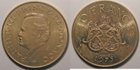 Monaco 10 Francs Monnaie étrangère, Monaco 1975, SPL, Gad# 157 -