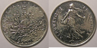 5 Francs Monnaie française, Semeuse, 5 Francs 2000, SPL+