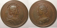 Médailles de Lorraine Médailles des Ducs de Lorraine, Jean II et Marie de Bourbon, 47mm, Lepage 39, TT