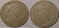 LOUIS XIII (1610-1643) Monnaie royale, Louis XIII, 1/12 Ecu 1643 A Paris Variante Point, Gadoury: 46
