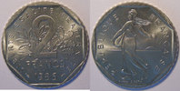 2 Francs France, Semeuse, 2 Francs 1986 SUP+/SPL, KM# 942.1