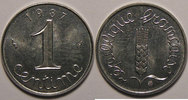 1 Centime France, Epi, 1 Centime 1987 SPL, KM# 928