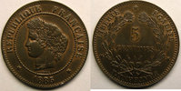 5 Centimes 5 centimes Monnaie française, Cérès Paris -