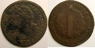 6 Deniers type Français (constitution) Monnaie de la révolution, 6 deniers type Français 1792 BB Strasbourg