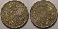 Finland Finlande, Finland, 50 Penniä 1916 s, SUP/SUP+, KM # 2.2 写真