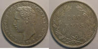 Portugal 200 Reis Portugal 1887, TTB+, KM# 512 -