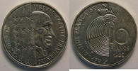 10 Francs 10 Francs Monnaie française, Schuman 1986, SUP , KM#958 -