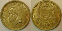Monaco 2 Francs Monaco 1943, TTB+/SUP, KM# 121a -