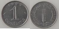1 Centime 1 Centime France queue longue, SUP/SUP+, KM#928 . -