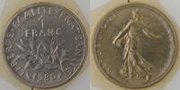 1 Franc 1 Franc France 1980, FDC , KM# 925.1 -