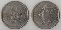2 Francs 2 Francs France 1985, SUP+/SPL, KM#942.1 -