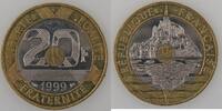 20 Francs 20 Francs France, Mont Saint-Michel 1999, SPL , KM#1008.2 -