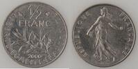 1/2 Franc 1/2 Franc France 2000, SUP, KM#931.1 -