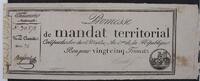 Bons, mandats et billets divers 25 Francs France, Promesse de mandat territorial, Bon de Série:36, TB+ -