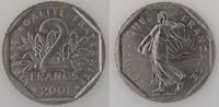 2 Francs 2 Francs France 2001, SPL, KM#942.1 -