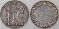 Médailles de mariage Médaille de mariage argent 37mm, 22.18 Grs, signé Depaulis., SUP -