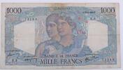 1000 Francs Minerve et Hercule 1000 Francs Minerve et Hercule 12-4-1945, K.6, B+/TB -