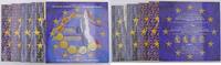 Frankreich Monnaies Euros, France, Coffret BU 1999-2002, ouvert -