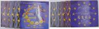 Frankreich Monnaies Euros, France, Coffret BU 1999-2002, ouvert -