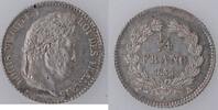 1/4 Franc 1/4 Franc France 1832 A, 2 sur 1, SUP/SUP+, KM#740.1 -