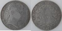5 Francs France, Napoléon I  1815 W, TB/TB+, KM# 704.8 5 Francs 1815 W s+