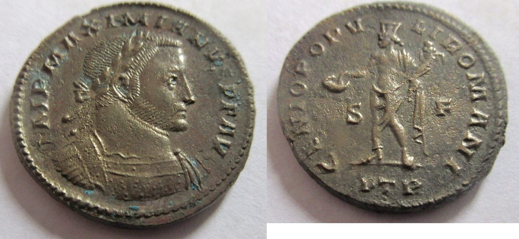 Rom Ae-26 (Follis) 305-307 n. Chr. Ae-26mm (Follis) von Galerius aus ...