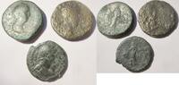 Rom Seterze/As Lot von Sesterze des Lucius Verus und Faustina I. und As von Hadrianus -