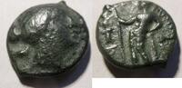 Griechenland AE-15 Seltene Ae-15 von Messana unter den Mamertinoi auf Sizilien Rs. Krieger -