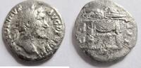 Rom Denar Denar von Antoninus Pius Rs. Blitzbündel auf Thron -