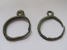 Byzanz Ohrringe aus Bronze Paar von zwei byzantinischen Ohhringen aus Bronze
