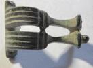 Fibel 2.-3 Jhd. n.Chr Rom Römische Doppelbogenfibel aus Bronze    2.-3. Jhd. n. Chr. Nadel fehlend, sonst intakt