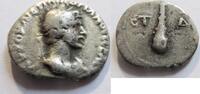 Rom Hemidrachme Silber-Hemidrachme von Hadrianus, geprägt in Caesarea in Kappadokien Rs. Keule -