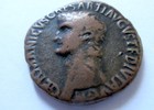 Rom As As von Germanicus Rs. Umschrift um großes SC