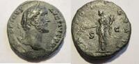 Rom As As von Antoninus Pius Rs. Pax n. links stehend -
