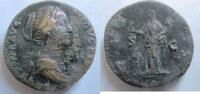 Rom Sesterz Sesterz von Faustina II. (Junior) zu Lebzeiten Rs. Pietas n. links stehend -