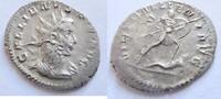 Rom Antoninian Silber-Antoninian von Gallienus Köln Rs. Kaiser n. rechts mit Fuß auf Gefangenem -