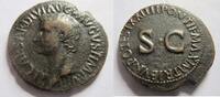 Rom As As von Tiberius Rs. Umschrift um großes SC -