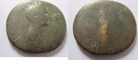 Rom Sestrz Seltener Sesterz von PLOTINA Rs. Fides n. rechts stehend -