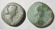 Rom Sesterz Lot von 2 x Sesterze von Faustina II. (Junior) -