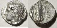 Griechenland Didrachme Didrachme von Metapont in Lukanien Rs. Kornähre -