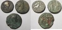 Rom Ae-Provinzialrömermünzen Lot von 3 x Ae-Provinzilrömermünzen aus östlichen Münzstätten, u.a. Marc Aurel -