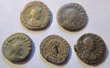 Rom Ae-Kleinbronzen Lot von 5 x spätrömischer Kleinbronzen, u.a. Honorius, Arcadius ect. -