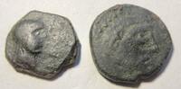 Rom Lot von 2 x Ae-Keltenmünzen, u.a. Spanien -