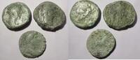 Rom Dupondius/As Lot von 2 x Dupondius von Antoninus Pius, Marc Aurel + As Lucius Verus -