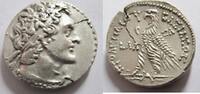 Griechenland 151-150 v. Chr. Tetradrachme von Ptolemaios X. aus Alexandria in Ägypten Rs. Adler n. l